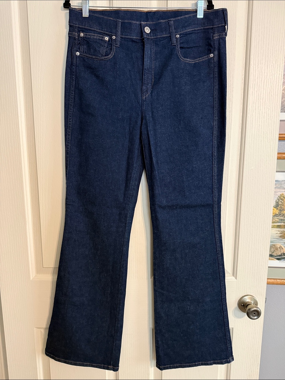 AYR Dark Blue Denim Flare Jeans Sz 33